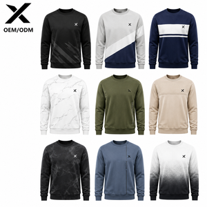 Sweat-shirt à col rond pour homme X Sports City, respirant, à séchage rapide, coupe classique, vêtements de sport - Product Image 1