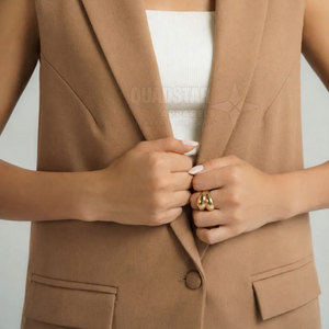 Hauts pour femmes de qualité supérieure, fabriqués en usine, durables, 100 % coton, décontractés, grandes tailles, écologiques, infroissables, col en V simple - Product Image 5
