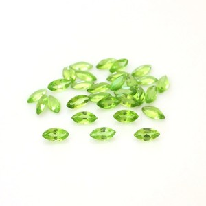 Certified Natural Peridot Marquise Cut Loose Gemstones 3X6MM Calibrated Peridot Cut <b>Stone</b> <b>Beads</b> For Ring And Jewelry Making Bulk - Product Image 3