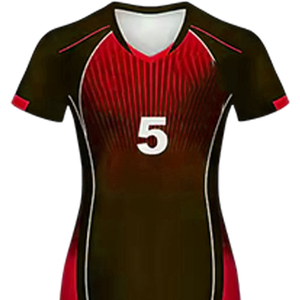 Uniforme de Voleibol Personalizado Multicolor, Diseño de Cuello Redondo, Disponible a un Precio Razonable - Product Image 3
