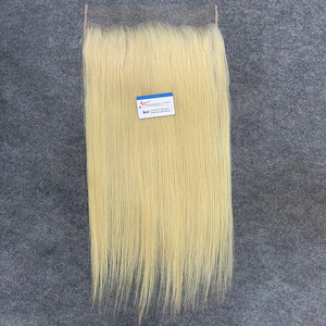 Pelucas de cabello humano con encaje frontal suizo HD y encaje frontal, cabello virgen, cierre de encaje, cabello liso natural, color natural. - Product Image 5
