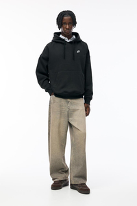 Sweat-shirts à capuche unisexes surdimensionnés en molleton 100 % coton, personnalisables, avec impression de logo OEM, grammage lourd, qualité supérieure, fournisseur de streetwear - Product Image 4