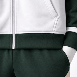 Survêtement léger pour homme, design premium, tricoté, 100 % polyester, anti-UV, à capuche, bleu roi, collection Hiver 2026, vente en gros - Product Image 5