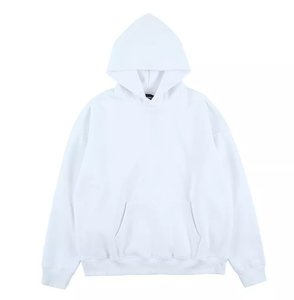 Sudaderas con Capucha para Hombre 2026, 100% Algodón, Tejido Grueso de Felpa, Talla Grande, Diseño Sólido, Tejido de Punto, Personalizadas para Otoño - Product Image 3