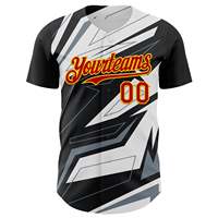 Camiseta de Béisbol Unisex con Botones, Cuello en V Transpirable, Secado Rápido, Ropa Deportiva de Equipo, Manga Corta, Personalizable
