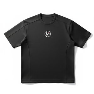 เสื้อยืดคอตตอนทรงบ็อกซี่ ทนทาน สำหรับผู้ชาย เนื้อผ้าหนา ทรงหลวม สไตล์สตรีทแวร์  แบบเรียบ  ไม่มีลาย  รับสกรีนแบรนด์ เสื้อโอเวอร์ไซส์ - Product Image 1