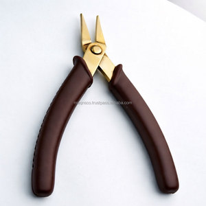 Professional Jewelry <b>Wire</b> Cutter Pliers Gold Plated Stainless Steel Side Cutting Tool for DIY <b>Crafts</b> - Product Image 5