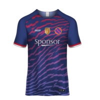 OEM-Service Modisches Maßgeschneidertes Design Sublimationsdruck Fußballuniform und Fußballtrikot für Herren