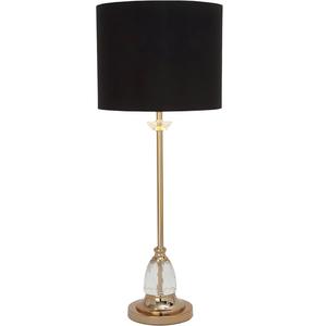 Lampe de table vintage en laiton poli avec corps gravé, éclairage décoratif au look royal - Product Image 5