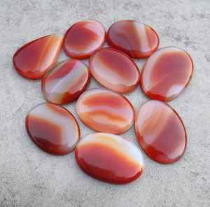 Cabochons en onyx naturel Sard, taille marquise, dos plat, vente en gros, MOQ 15 pièces, pierres précieuses calibrées, certifiées par un tiers - Product Image 3
