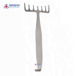 Retractor de Cejas Coronal Premium de Acero Inoxidable con Mango Ergonómico, Retracción Manual Fuerte, Certificado CE ISO Clase I ENT - Product Image 3