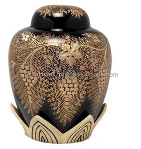 กระโถนภาชนะใส่เถ้ากระดูก | โกศโลหะ | โกศฝังขนาดใหญ่ดีไซน์สวยงามและดูสงบ - Product Image 1