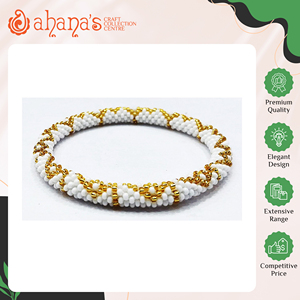 Ahana's Trusted Dealer Selling High Quality Made Nepal Handmade Women's Trendy Beaded Glass <b>Beads</b> <b>Bracelets</b> for Daily Casual - Product Image 2