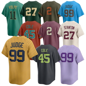 Derniers uniformes de baseball personnalisés OEM, vente en gros, numéros personnalisés, maillots de softball en polyester sublimé, maillots de baseball - Product Image 3