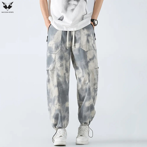 Pantalon de jogging ample et décontracté, sur mesure, de qualité supérieure, en molleton de coton durable pour hommes - Product Image 3