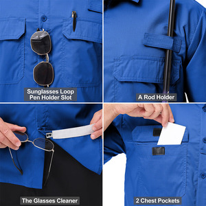 Camisetas de Pesca Modernas y de la Mejor Calidad, Fabricante de Ropa, Camisetas de Pesca Cómodas para Hombre - Product Image 4