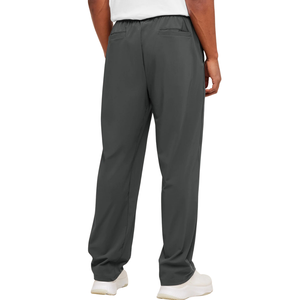 Pantalones Deportivos para Hombre, Color Gris Asfalto, Corte Entallado, Casuales, para Gimnasio, Entrenamiento, Deportes, Elásticos - Product Image 2