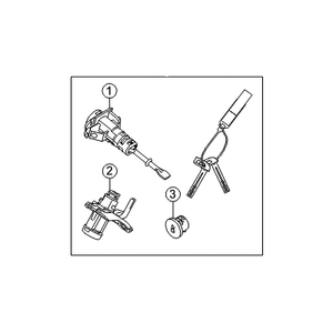 Llaves, Control Remoto y Dispositivos de Control a Distancia para Autos Equus, Nuevos, 819053N000 - Product Image 1