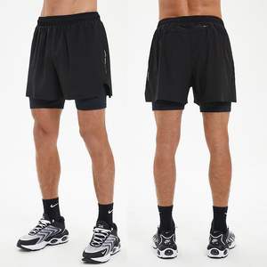 Pantalones Cortos Deportivos para Hombre, Diseño de Malla Transpirable, Venta al Por Mayor de Fábrica en Pakistán, Patrón Sólido, con Bolsillos, Ropa Casual de Calle - Product Image 6