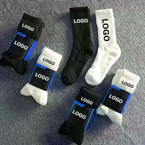 Chaussettes en coton doux sur mesure pour hommes, logo et couleurs personnalisés, tissu tricoté avec design personnalisé - Product Image 2