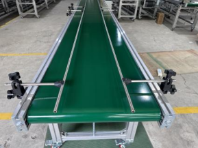 Yeni <span class=keywords><strong>Mini</strong></span> PVC/PU bant konveyör ile kılavuz raylar otomatik küçük paslanmaz çelik/alüminyum konveyör bant makinesi ayarlanabilir hız - Product Image 3