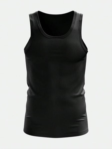Camiseta sin Mangas para Mujer, Talla Grande, Estilo Moderno, Corte Regular, Tejida, para Entrenamiento Deportivo y Yoga - Product Image 6