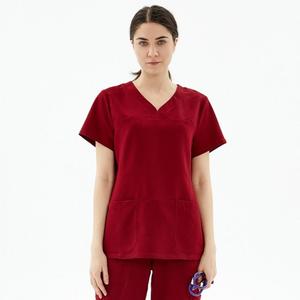 Nursing Uniform Clothing <b>Scrubs</b> Comfortable Fabric Daily Work Wear Healthcare Staff Lightweight Breathable Design - Product Image 1