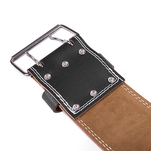 เข็มขัดยกน้ำหนักหนังแท้สำหรับพาวเวอร์ลิฟติ้ง บริการ OEM รับผลิตตามแบบ พร้อมติดฉลากสินค้า - Product Image 4