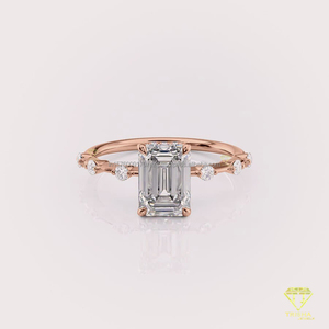 Anillo de Compromiso de Moissanita con Diseño Único para Joyería de Boda y Regalos Románticos para Pedida de Mano, Disponible a un Precio Competitivo - Product Image 4