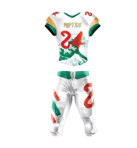 Bordado personalizado uniforme de fútbol americano de alta calidad nuevo diseño logotipo personalizado equipos lleva puntada camiseta de fútbol americano - Product Image 1