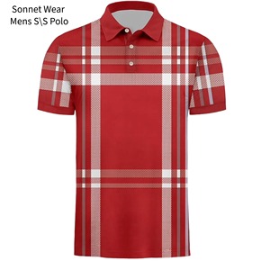 Chemise décontractée pour hommes à manches courtes avec imprimé notes de musique, vêtements polo - Product Image 1