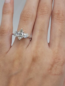 2 CT Lab Grown <b>Diamond</b> <b>Ring</b> in 18K Solid Gold | IGI Certified VS1 | Luxury Engagement Wedding <b>Ring</b> | Elegant Bridal Jewelry - Product Image 3