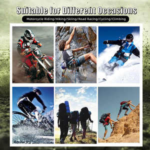 Guantes de Motocicleta de Invierno de Cuero de Primera Calidad con Pantalla Táctil, Protección de Nudillos, Diseño Impermeable de Dedo Completo para Carreras de Aventura - Product Image 6