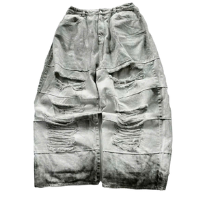 กางเกงยีนส์ผู้ชายขาดๆอินเทรนด์แฟชั่นลำลอง - Product Image 1