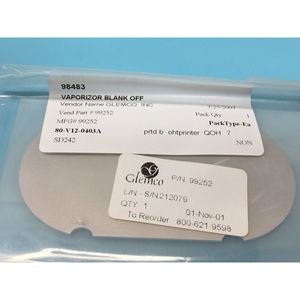 GLEMCO 99252 VAPORIZOR BLANK OFF, 143694 - อุปกรณ์และอะไหล่เซมิคอนดักเตอร์ระดับโลกที่เชื่อถือได้ - Product Image 1