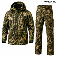 NOFYAN IND NI-715 2026 Ensemble de vêtements de chasse d'hiver imperméable, coupe-vent et respirant, veste et pantalon à manches longues |   Unisexe