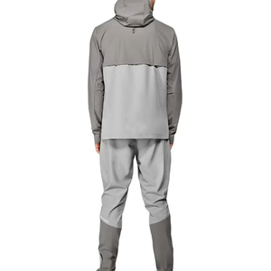 Ensemble survêtement coupe-vent léger en nylon imperméable de couleur unie pour homme, avec logo personnalisé – Meilleures ventes - Product Image 2