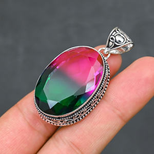 925 Silver Luxury <b>Statement</b> <b>Necklace</b> 22g Weight - Product Image 4