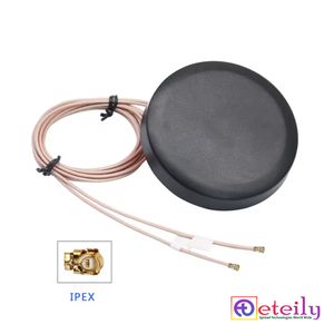 ETEILY ET-GSWISRS80M-3L3-U GSM + Wi-Fi Combo Adhesive Screwable Puck 80mm Antenna RG178 (L-3Mtr) Cable + UFL Connector 5dBi Gain - Product Image 4