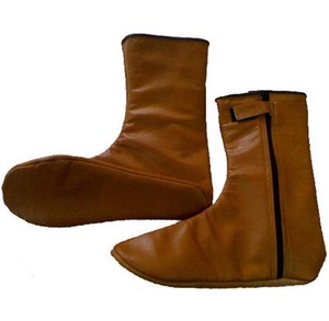Calcetines Khuff Unisex de Cuero Genuino con Cierre, Suela Suave, Botas de Oración para Interiores, Calzado Islámico de Cuero Hecho a Mano - Product Image 1
