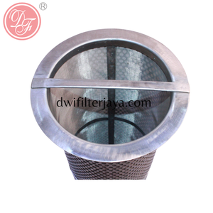 Filtre en maille d'acier inoxydable 304 316L personnalisé, double couche, élément filtrant perforé, filtration de l'eau et de l'huile - Product Image 2