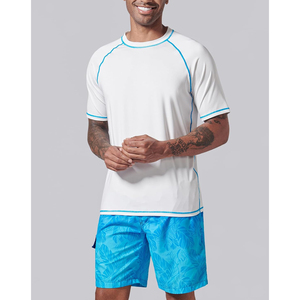 Premium <b>Mens</b> Rash Guard Half Sleeve Lightweight Gym <b>Compression</b> <b>Shirt</b> Manufacturer Bulk Supply - Product Image 6