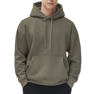 High Quality 100% Cotton Regular Fit Winter Hoodie <b>Thick</b> <b>Fleece</b> Pocket Breathable Quick Dry Custom Men's Hoodies Manufacturers - Product Image 2