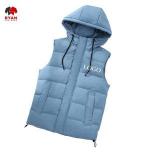 Ryan เสื้อขนเป็ดแบบมีซิปสำหรับผู้ชายเสื้อขนเป็ดมีฮู้ดติดโลโก้ออกแบบได้ตามต้องการ - Product Image 1