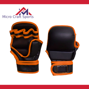 Professional MMA & Boxing <b>Gloves</b> PU Leather Custom Logo Closure <b>Training</b> <b>Gloves</b> Non-Slip Adjustable Wrist Strap Made in Pakistan - Product Image 6