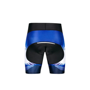 Shorts de cyclisme pour hommes, noir et bleu, rembourrés, pantalons de vélo, bas de tenue pour l'entraînement cycliste, vêtements de sport pour le cyclisme en plein air, pour vélo de route - Product Image 6