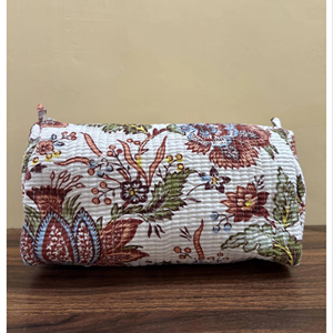 Bolsa de Cosméticos Floral para Mujer, Bolsa de Maquillaje de Viaje, Bolsa de Aseo para Mujer, Regalo para Damas de Honor, Juego de 3 Bolsas, Precio al por Mayor - Product Image 1