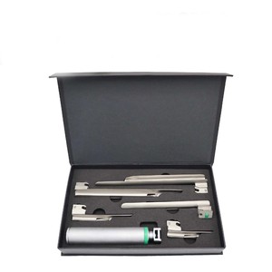 6 pcs Fiber <b>Optic</b> Laryngoscope Miller Fix Tube Blade & Handle Intubation EMT Set by Mahfooz <b>Instruments</b> - Product Image 1