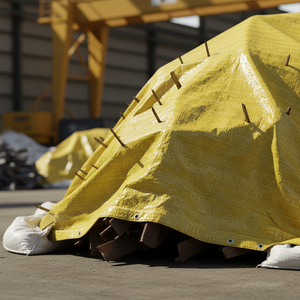 Lámina de PVC Resistente a Desgarros de Grado Industrial para Construcción, para Constructores, Contratistas y Materiales de Construcción - Product Image 5