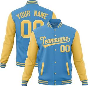 Veste de baseball unisexe élégante et personnalisée, en coton mélangé pour l'hiver, avec nom et numéro brodés, taille XL - Product Image 4